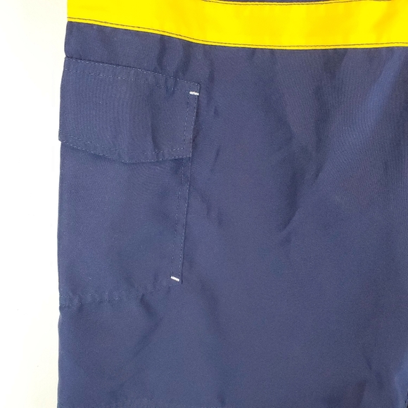 Corona Extra Beer Striped Blue Swim Shorts Size XL Mens Swimwear Beach - Picture 2 of 7